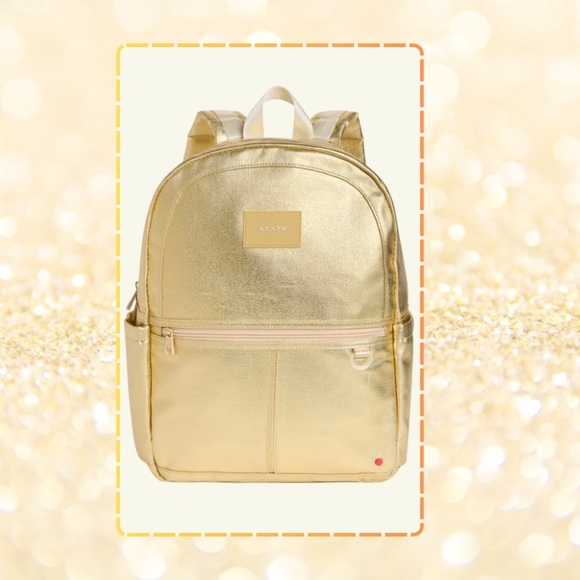 STATE Other - STATE Metallic Gold Kids Travel Backpack